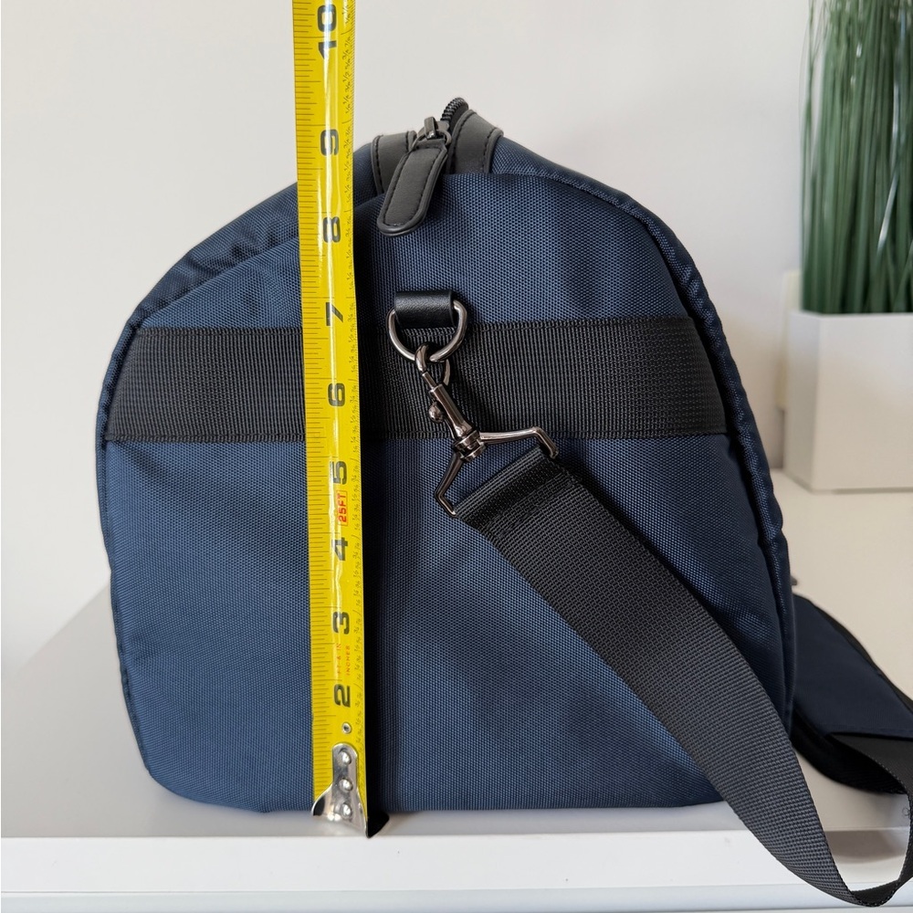 New Michael Kors Duffle Bag Gym Travel Blue 18*9 - Picture 10 of 12